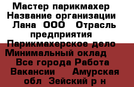 Мастер-парикмахер › Название организации ­ Лана, ООО › Отрасль предприятия ­ Парикмахерское дело › Минимальный оклад ­ 1 - Все города Работа » Вакансии   . Амурская обл.,Зейский р-н